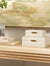 Cream Shagreen Box